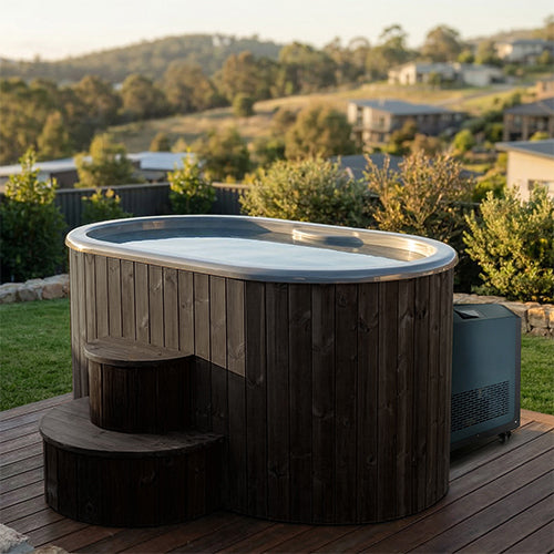 Sauna Life Model S2BC Cold Plunge Package